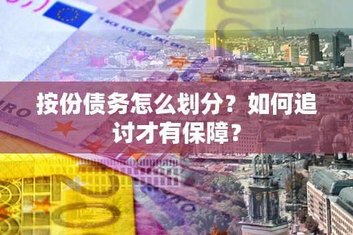武汉按份债务怎么划分？如何追讨才有保障？