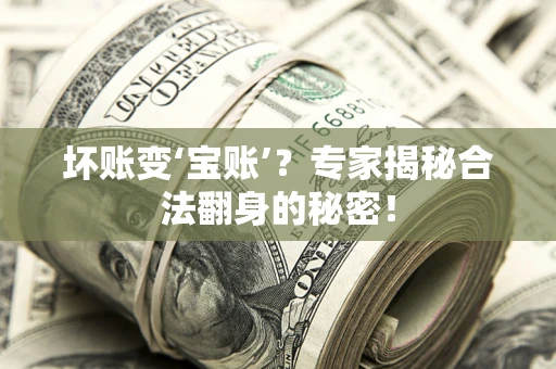 武汉坏账变‘宝账’？专家揭秘合法翻身的秘密！