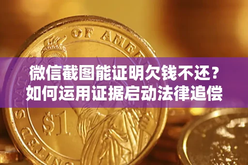 武汉微信截图能证明欠钱不还？如何运用证据启动法律追偿程序？