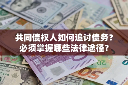 武汉共同债权人如何追讨债务？必须掌握哪些法律途径？