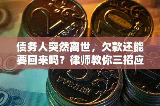 武汉债务人突然离世，欠款还能要回来吗？律师教你三招应对