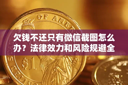 武汉欠钱不还只有微信截图怎么办？法律效力和风险规避全解析