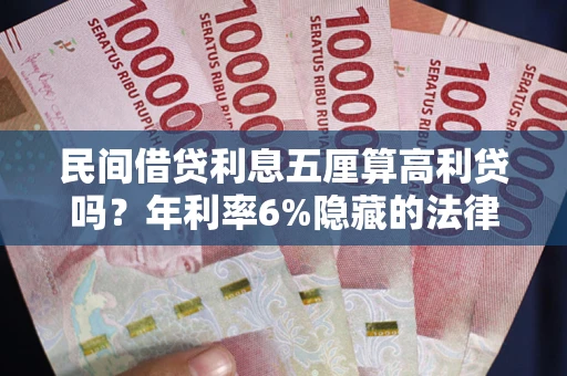 武汉民间借贷利息五厘算高利贷吗？年利率6%隐藏的法律风险全解析