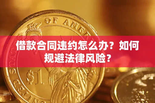 武汉借款合同违约怎么办？如何规避法律风险？