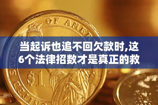 武汉当起诉也追不回欠款时,这6个法律招数才是真正的救命稻草